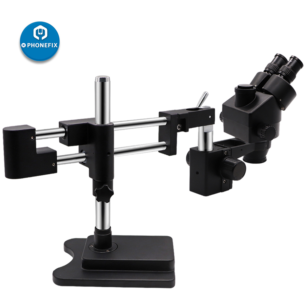 3.5X-90X Zwart Dubbele Arm Ste - Stereo Trinocular Microscope Pcb recensie en prijs